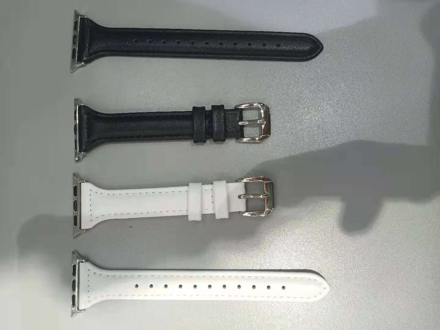 Correa de cuero de generación iwatch9876543 aplicable S10 cintura pequeña Apple Watch SE correa simple y delgada mujer