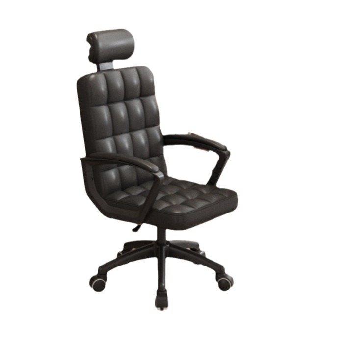 Silla de oficina silla de mahjong silla de sala de reuniones simple silla de arco para el hogar silla de computadora taburete con respaldo sedentario negro