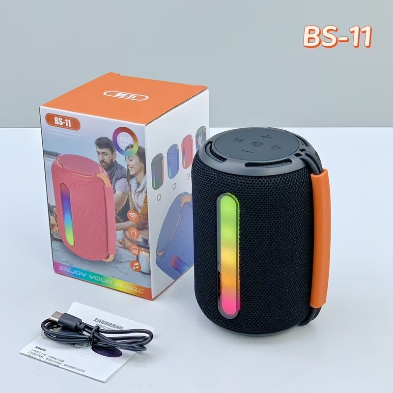 跨境爆款BS11蓝牙音箱户外手提低音炮便携式迷你插卡布艺小音响|undefined