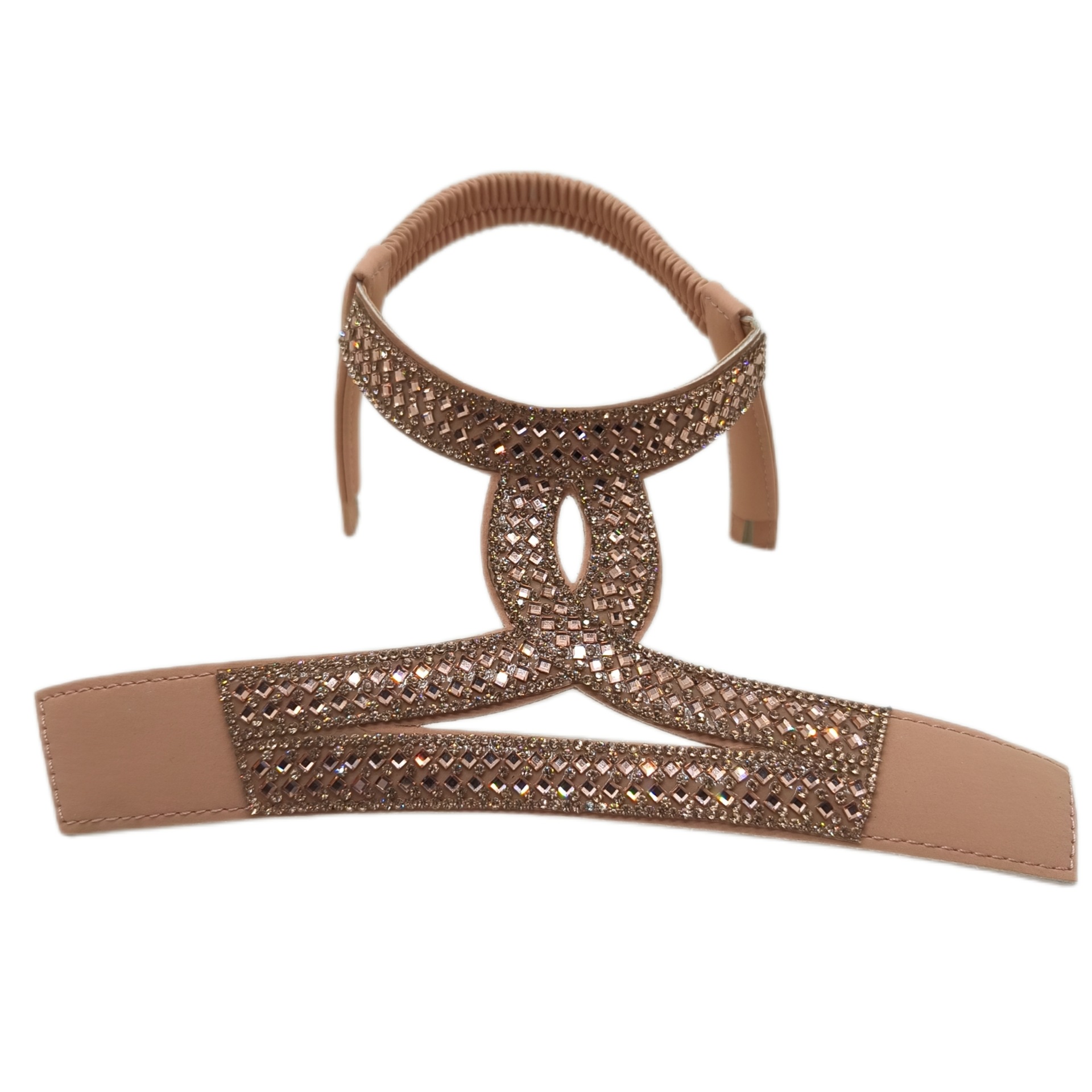 Fábrica directa de taladro caliente de diamante cruzado con sandalias superior semiacabado zapatos de tacones altos de estilo europeo y americano zapatos diy