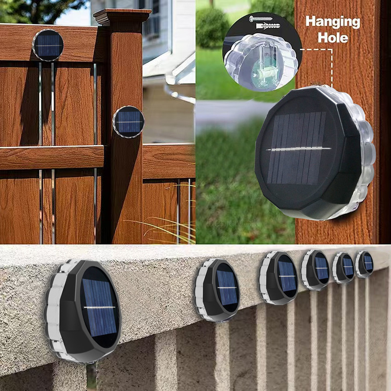 屋外の防水の太陽の壁の明かりの新型のハイライトの家庭用庭の明かりの花園の装飾の円形の壁の明かりは長く持続します。|undefined