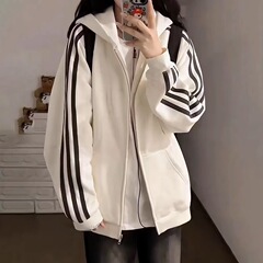 卫衣外套女2025年新款爆款宽松韩版慵懒风春秋季薄款拉链开衫女潮