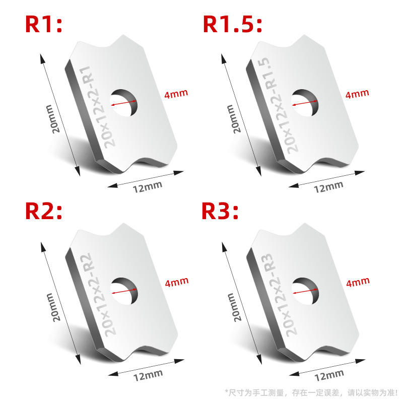 Máquina de sellado de bordes al por mayor, hoja de raspador, tablero de carburo sin pintura, desbarbado, recorte, tablero de arco, chaflán de madera, fabricante general