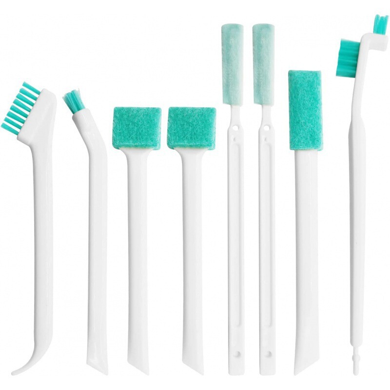 [8-piece set] cup brush milk bottle brush card slot gap brush suit kettle cleaning brush sink cleaning