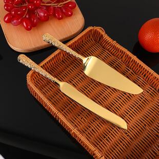 Household cake cutter shovel suit high-end restaurant knife suit pizza cutter creative Golden Knife shovel tool