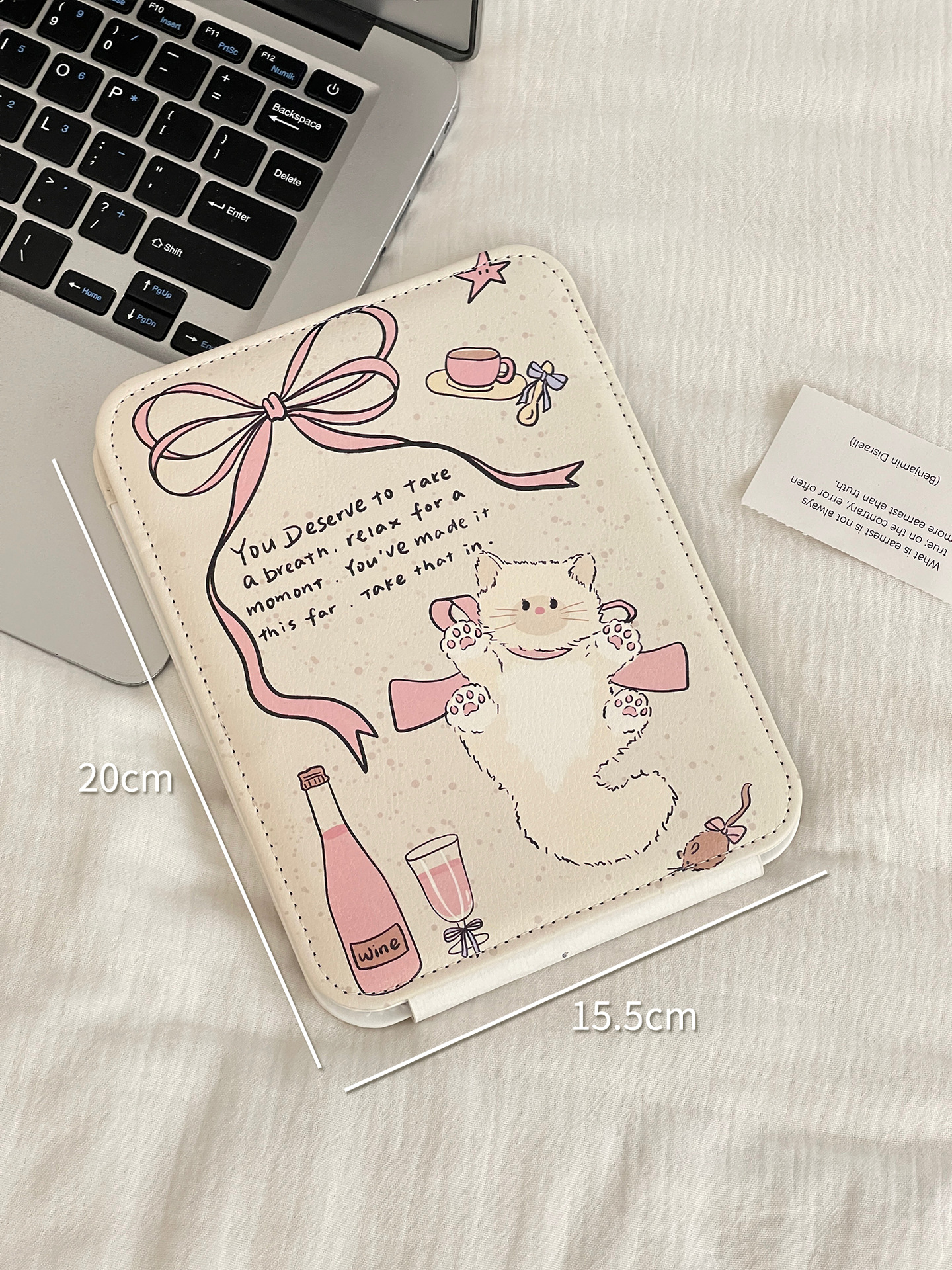 Lindo gatito espejo plegable estudiante de alto valor portátil plegable dormitorio escritorio HD espejo de maquillaje espejo de tocador