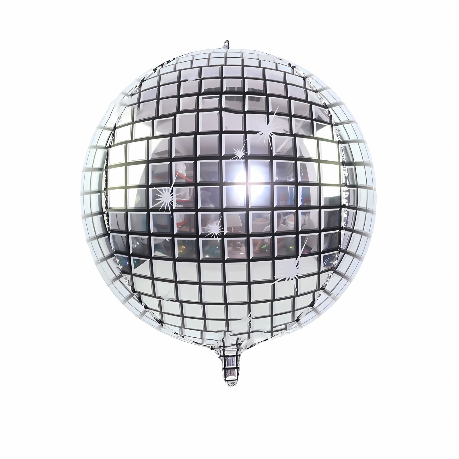 Laser transfronterizo plata oro color disco película de aluminio bola KTV fiesta de cumpleaños 22 pulgadas 4D globos discoteca