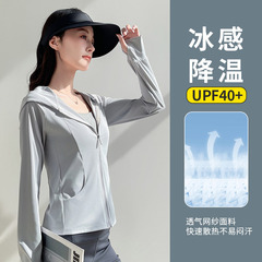 H829ポケットタイプの夏の屋外氷糸日焼け止め服の新型紫外線防止日よけ薄い皮膚服日焼け止め服