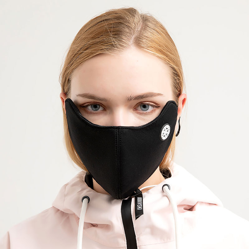 Otoño e invierno transpirable ojo esquina cálida máscara a prueba de frío a prueba de polvo a prueba de viento moda lavable hombres y mujeres máscara A80-KZH