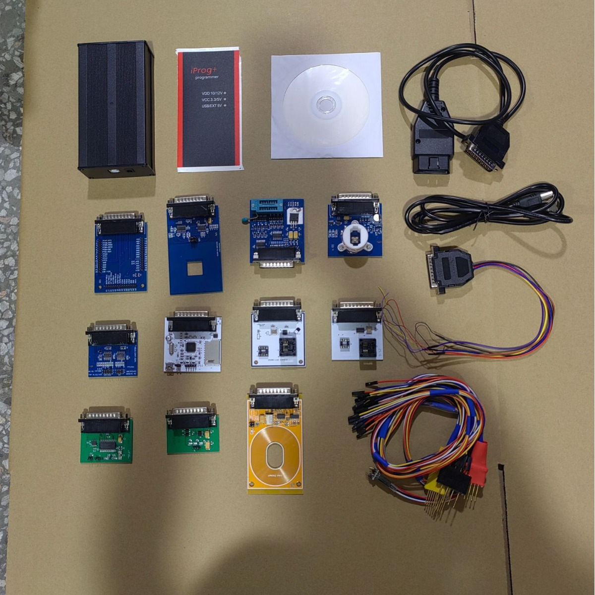 IPROG+ Full Adapters key Programmer ECU Tool
