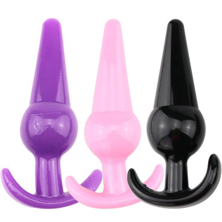 Peak Large Anal Plug, Soft Silicone-Feel Body, Pink One-Piece Design — detail image 1
