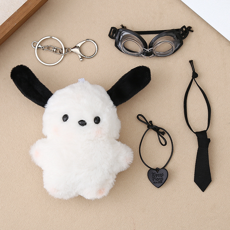 Auténtico trajes Rua Pacha perros colgantes blush lindo muñeca niña mochila muñeca creativa peluche regalo