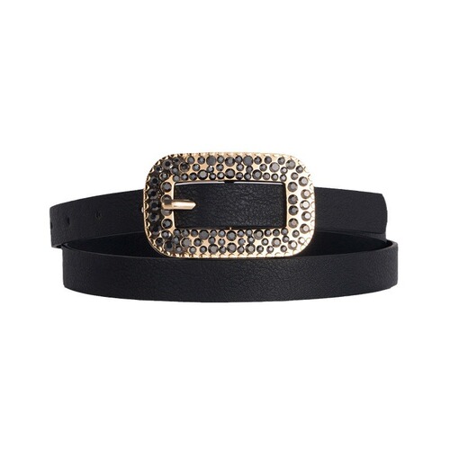 European and American cross-border diamond-studded pin buckle fashionable versatile women's leather belt high-end ladies' belt factory wholesale