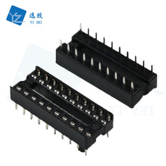 IC socket, microcontroller socket, chip base, direct insertion, 6P/8/14/16/18/20/24/28/40 pin
