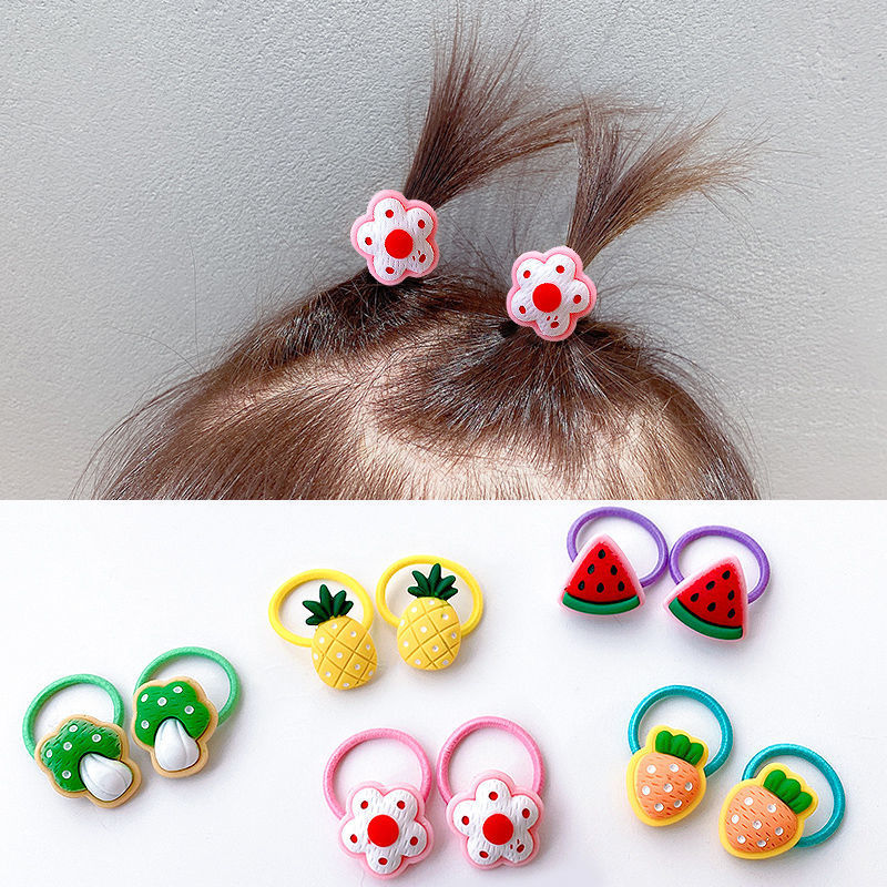 Niños pulgar pelo banda bebé pelo corbata pequeña banda de goma pequeña niña elástica grande no duele el pelo Pelo cuerda pulgar pelo banda femenina