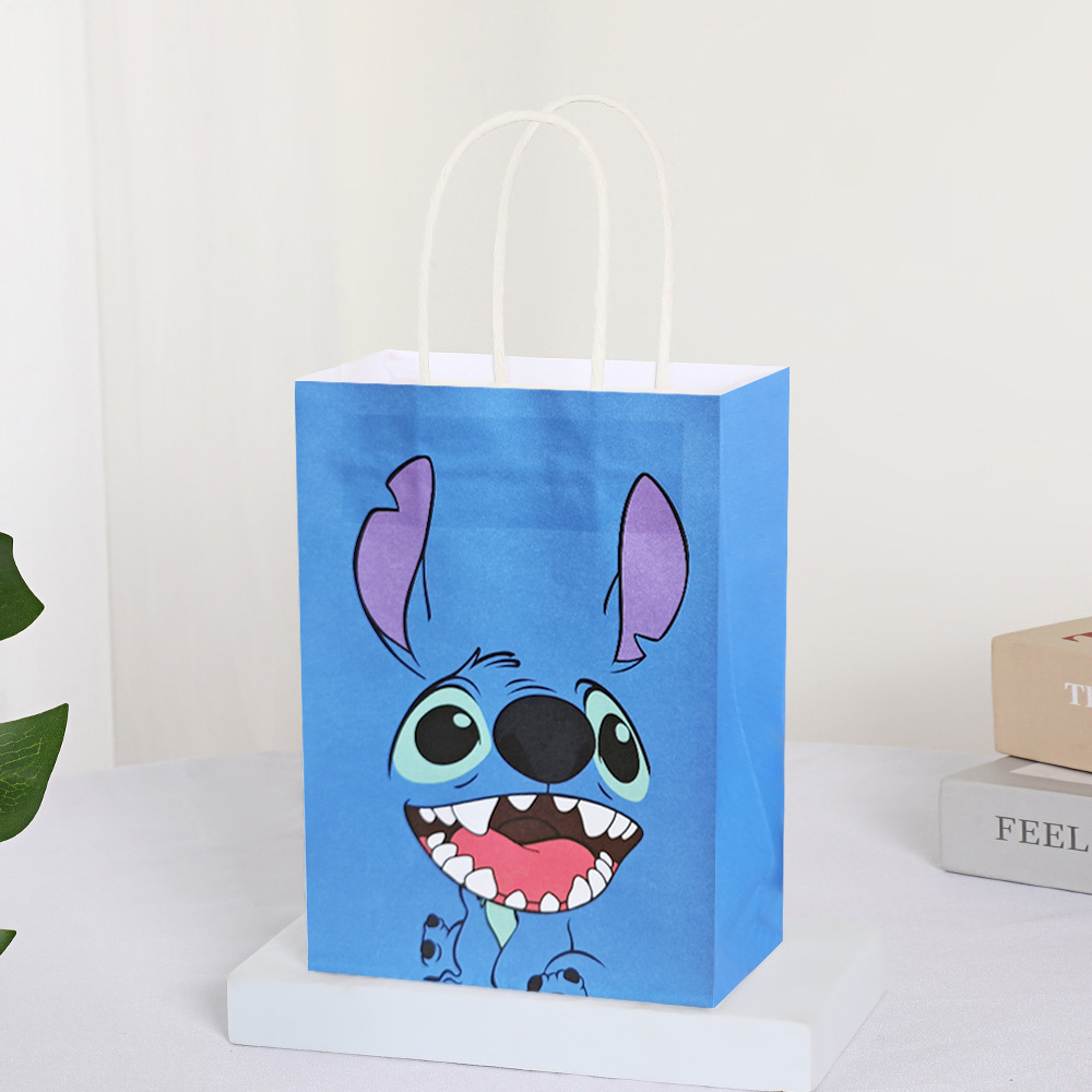 Bolsas de regalo de cumpleaños, bolsas de cartón cartón, bolsas de embalaje para llevar, bolsas de embalaje de regalo de fiesta para niños, bolsas de mano