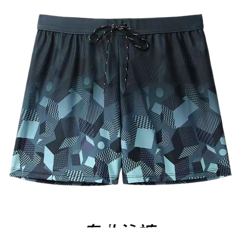 Factory Direct Sales Swimming Trunks Men's Anti-Embarrassment Loose Quick-Drying Men's Boxer Swimming Trunks Swimsuit Suit Beach Trunks Equipment
