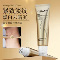 Biba Beauty Gold Укрепляющий массажный крем для шеи Красота Крем для шеи Удаляет линии шеи, подтягивает, укрепляет, увлажняет и уменьшает тонкие линии для женщин