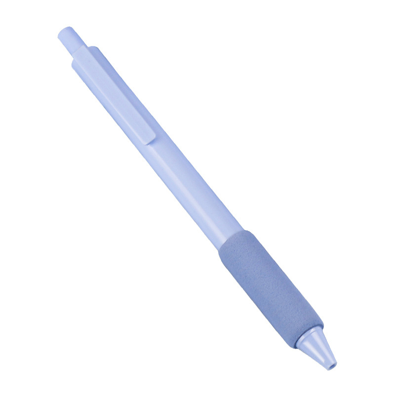 Bolso europeo suave Bolígrafo de gongs de agarre suave Bolígrafo de prueba de cepillado de estudiante de secado rápido ST Bolígrafo de agua con funda de esponja de prensa Bolígrafo negro image 6
