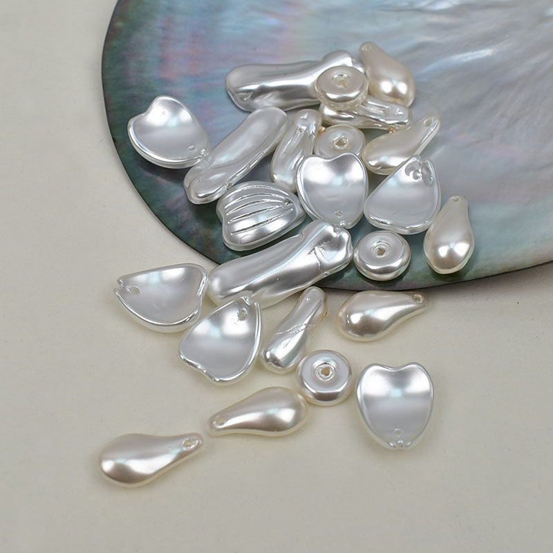 Glass Chinese hairpin drop-shaped pearl