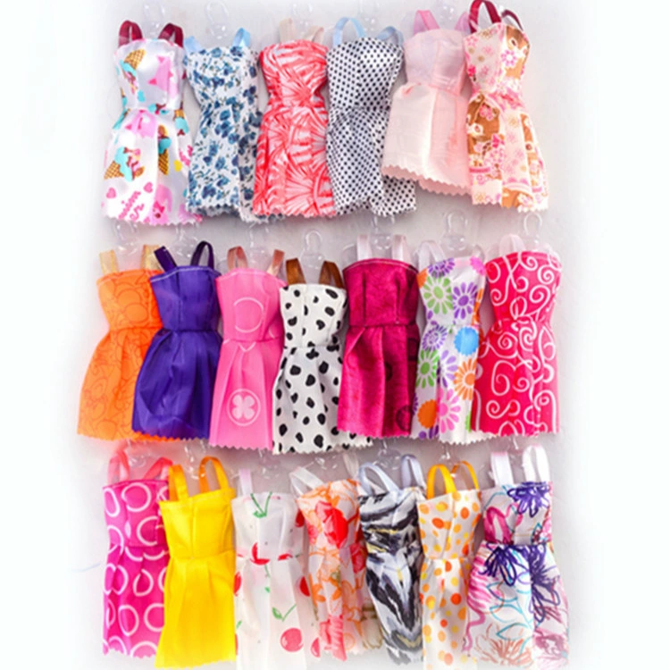 Игрушечная кукольная одежда Детское платье для девочек Одежда принцессы Одежда Короткая юбка На липучке Короткая юбка Аксессуары