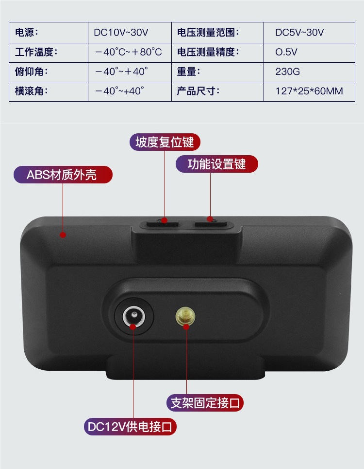【2026 New Model】Car GPS HUD with speed, altitude, compass, clock, inclinometer, universal modification for car dashboard