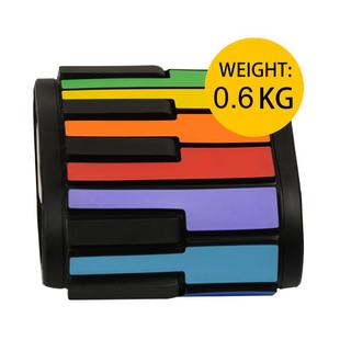 Hand-Rolled Piano 49-Key Rainbow Foldableing Piano Portable Roll Piano Colorful Kidsren's Hand-Rolled Piano Entry-Level Digital Piano