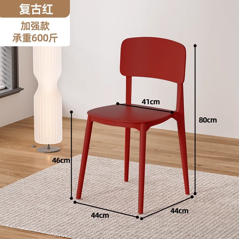 두꺼운 레트로 레드