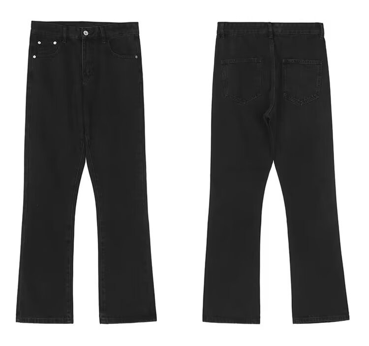 Primavera y otoño American Retro High Street Trend Marca Vaqueros de todo fósforo de moda lavados Vaqueros rectos delgados para hombres