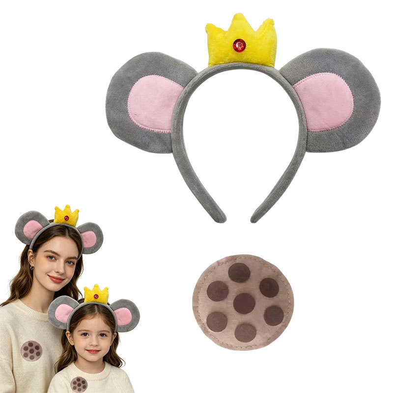 Ratón transfronterizo elefante orejas cabello hebilla de cabeza Halloween Cosplay disfraz de animales en stock Amazon image 10