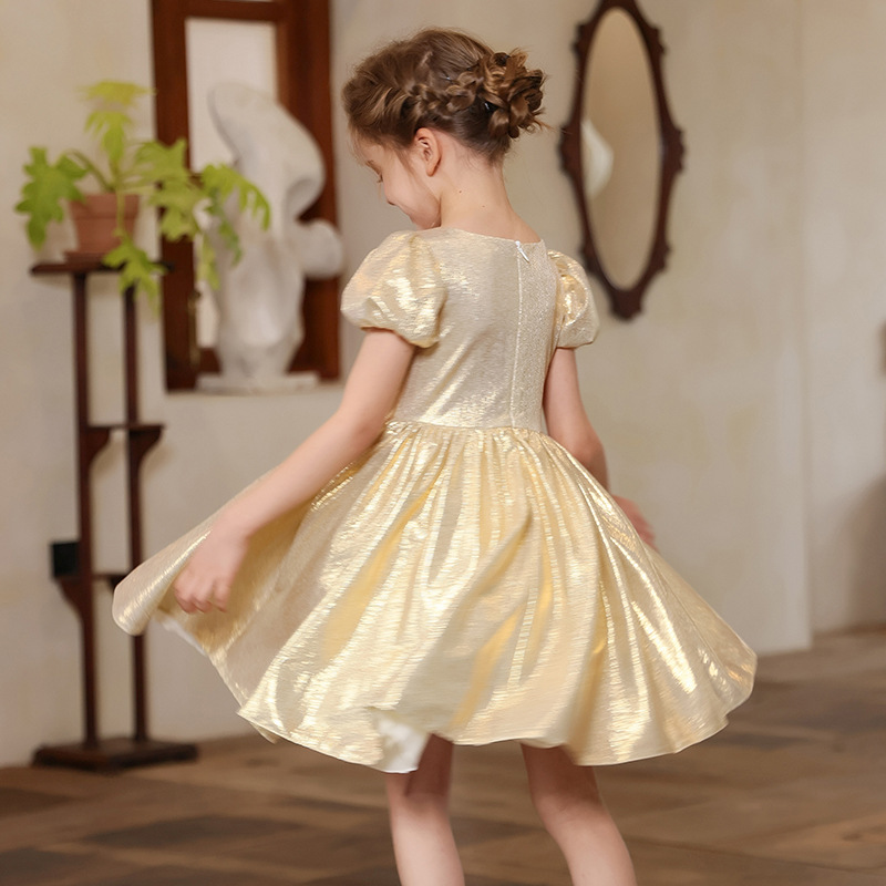 Vestido de niña, vestido de princesa de estilo occidental, niña, cumpleaños, niña, niña, niña de las flores, anfitrión de la boda, vestido de interpretación de piano, vestido