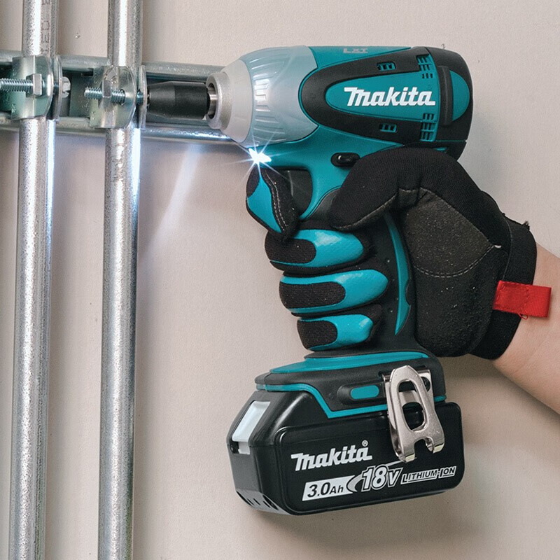 18V Llave de impacto de litio recargable Llave eléctrica de marcado Herramientas eléctricas DTW251 DT