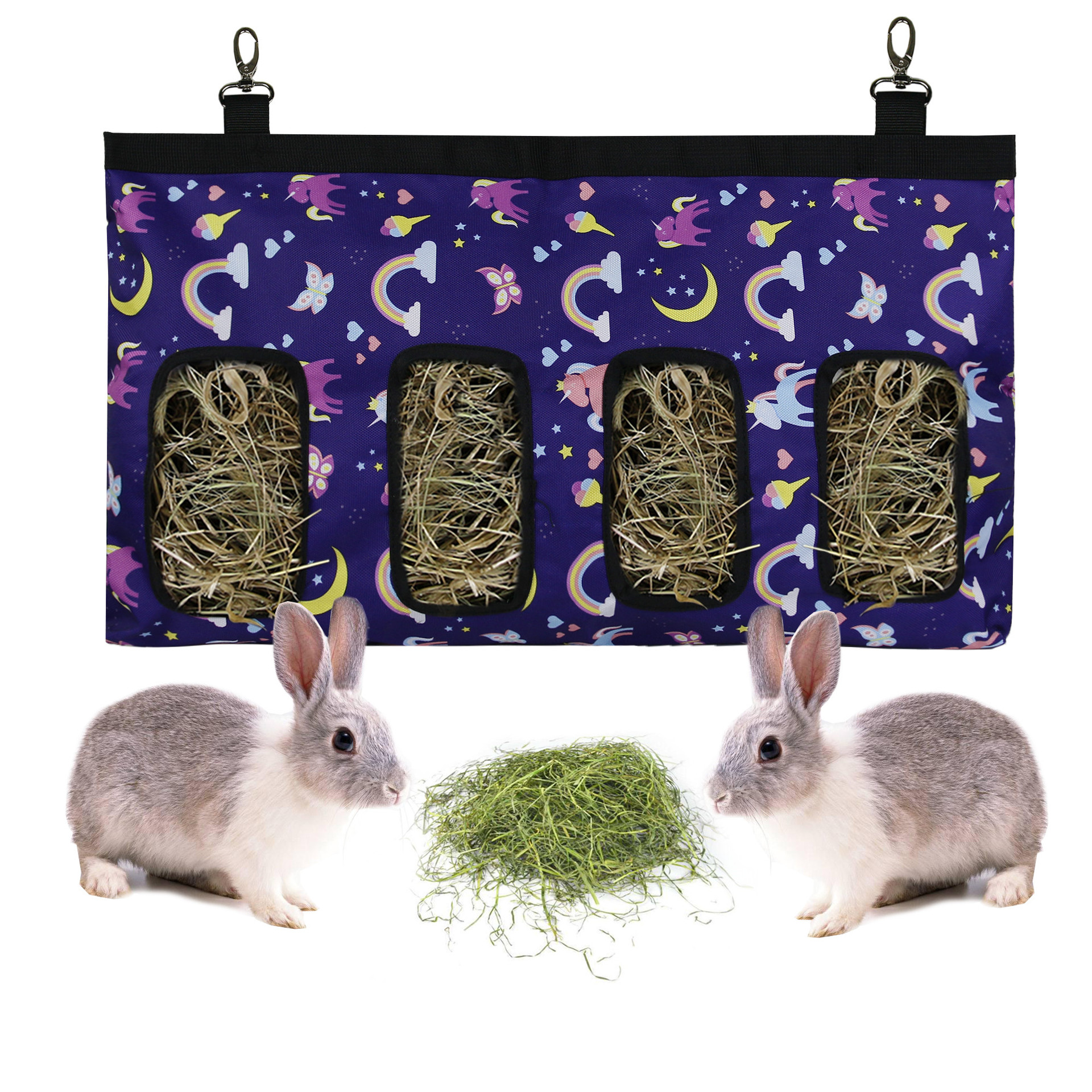 Small pet hay bulletin Netherlands Rat rabbit hanging large capacity feeding bag Amazon one generation