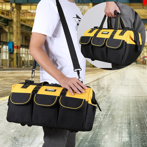 ClimbWin Handheld Tool Kit Woodworking Tools Electric Bag Repair Small and Large Durable Thick Canvas Male Construction Site Use