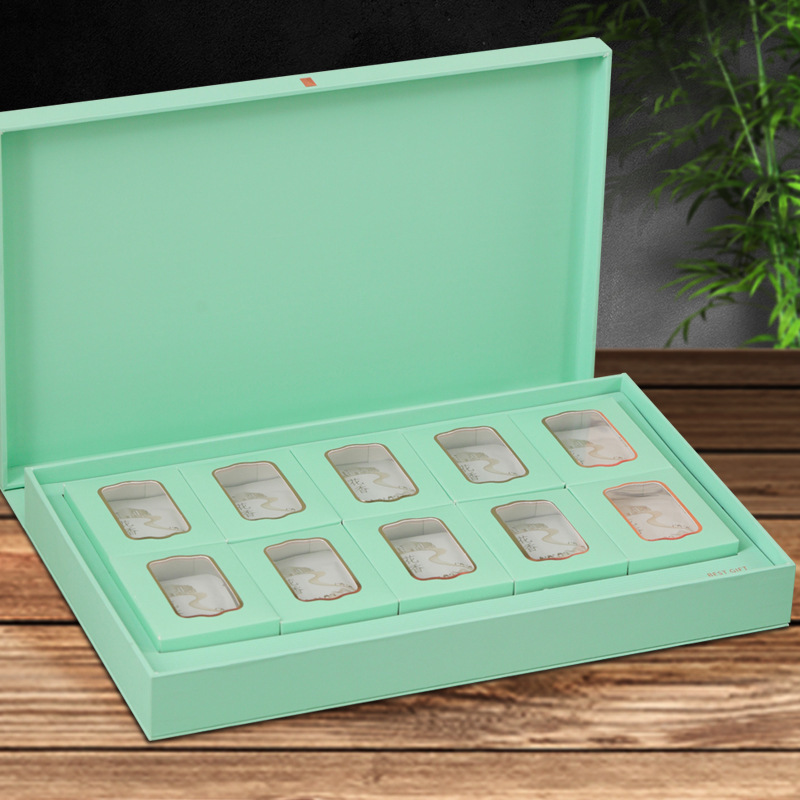 花香高山一級白牡丹半斤福鼎白茶小方片高檔茶葉禮盒裝送禮白牡丹