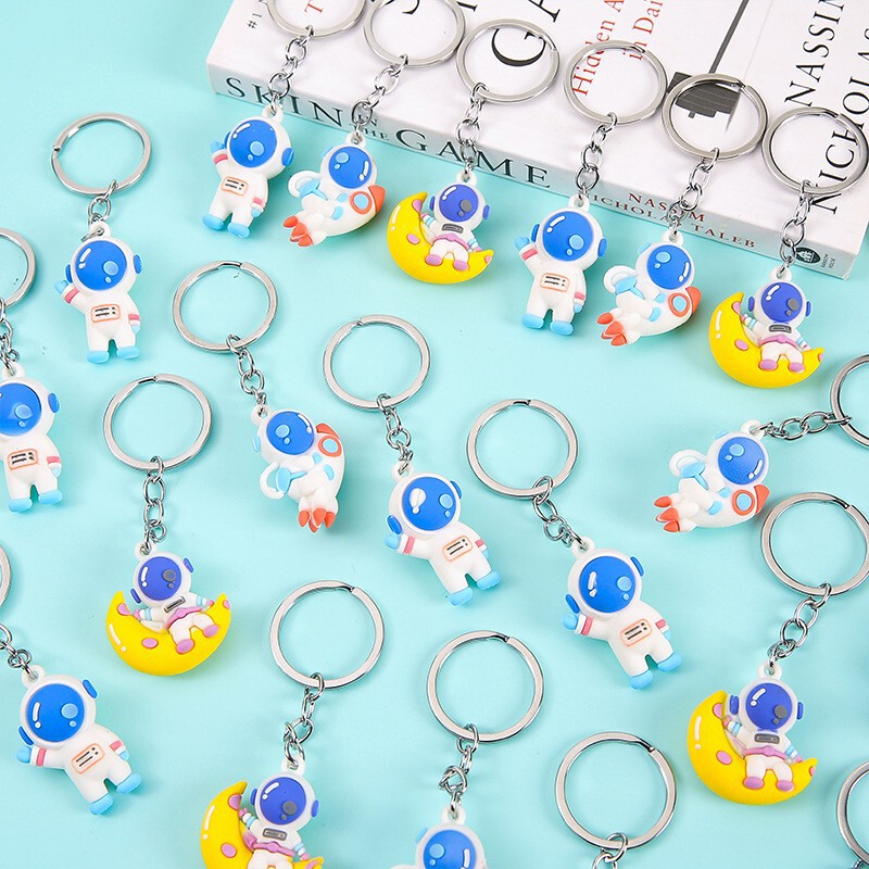 Cross-border Astronaut Keychain Cute Cartoon Astronaut Pendant Pendant for Kindergarten Primary School Students Activities Small Gifts Cross-border Astronaut Keychain Cute Cartoon Astronaut Pendant Pendant for Kindergarten Primary School Students Activities Small Gifts