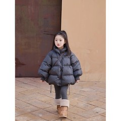 女童冬季羽绒服新款2025白鸭绒冬装女孩子中长款加厚保暖外套上衣