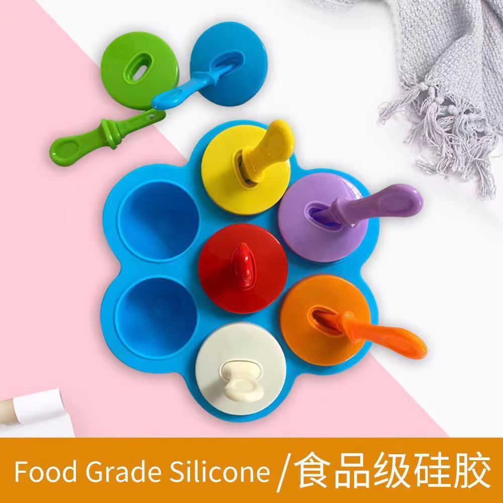 Food grade creative silicone ice cream ice cream mold for household…