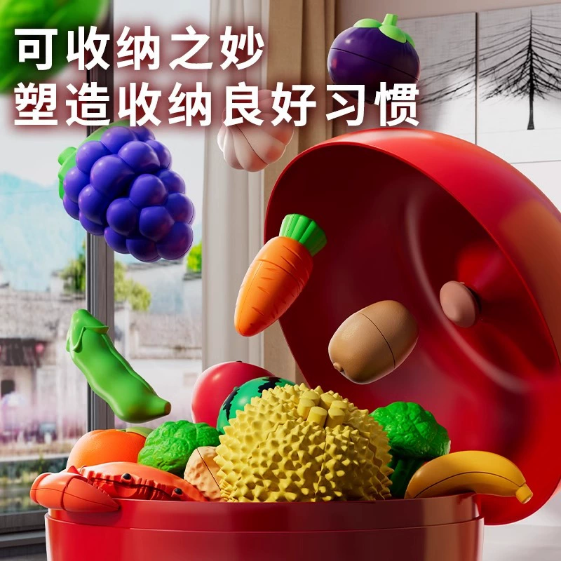 Реалистичная семейная игрушка для резки
