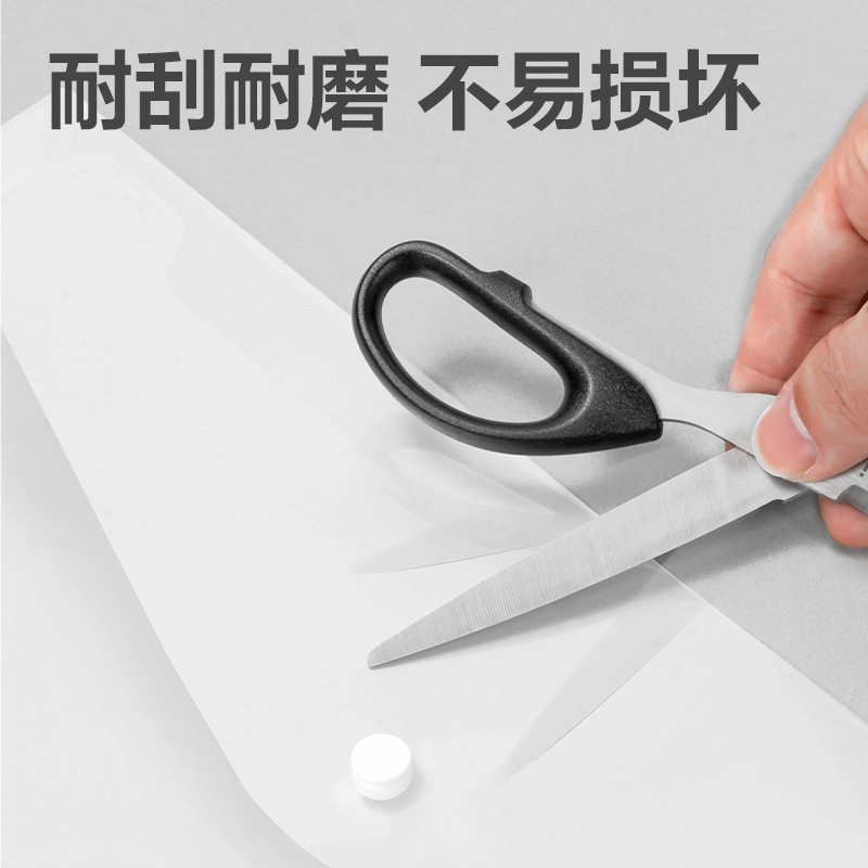 デリ A4 ファイルバッグ透明スナップテスト用紙収納袋ファイル収納学生オフィス厚みのある大容量|undefined