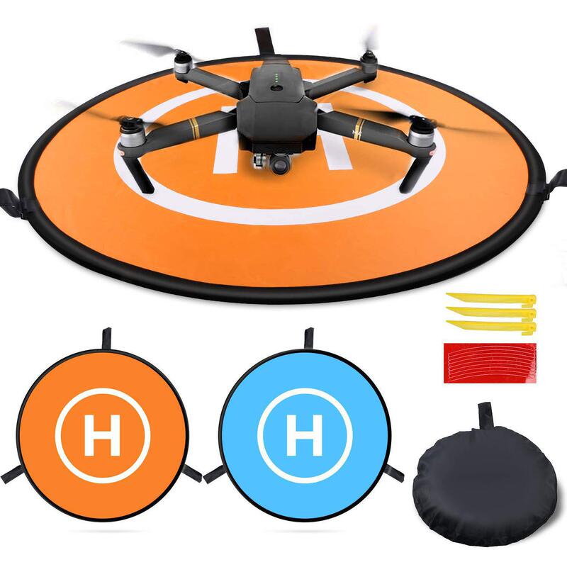 Outdoor Grass Coordinate Landing Mat 55cm UAV Apron 75cm Portable Foldable Storage Landing Mat