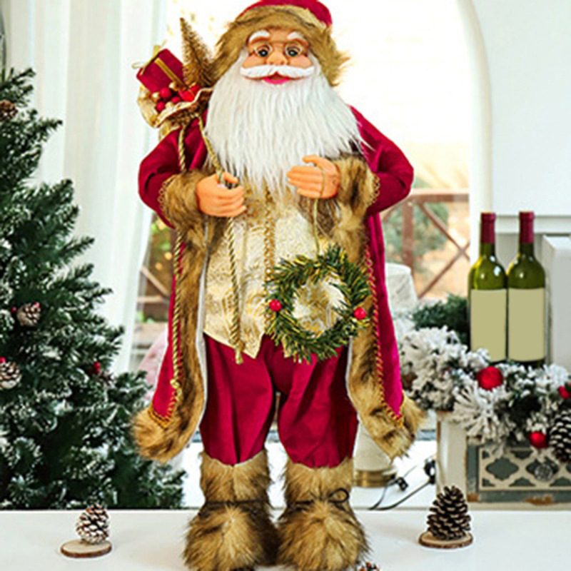 クロスボーダー創意布芸サンタクロース人形サンタクロース新クリスマスショーウインドー装飾クロスボーダー卸売り|undefined