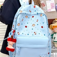 春季新款书包韩系ins高颜值中小学生轻便双肩包清新甜美软妹背包