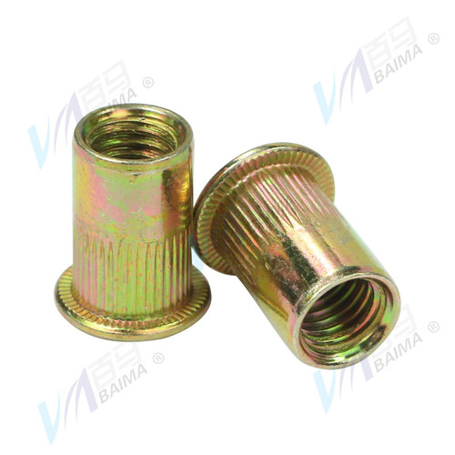 Blind rivet nut pull cap flat head cylindrical rivet nut knurled blind rivet nut rivet M3M4M5M6M8M10M12