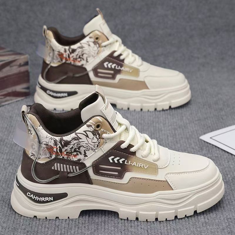 Botas Martin para hombres primavera 2026 nuevos zapatos de skate transpirables, casuales y versátiles, zapatos de moda de hombre de suela plana