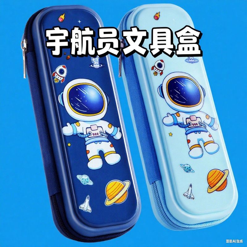 开学季新款卡通可爱笔袋小学生ins高颜值大容量耐脏拉链文具笔盒|undefined
