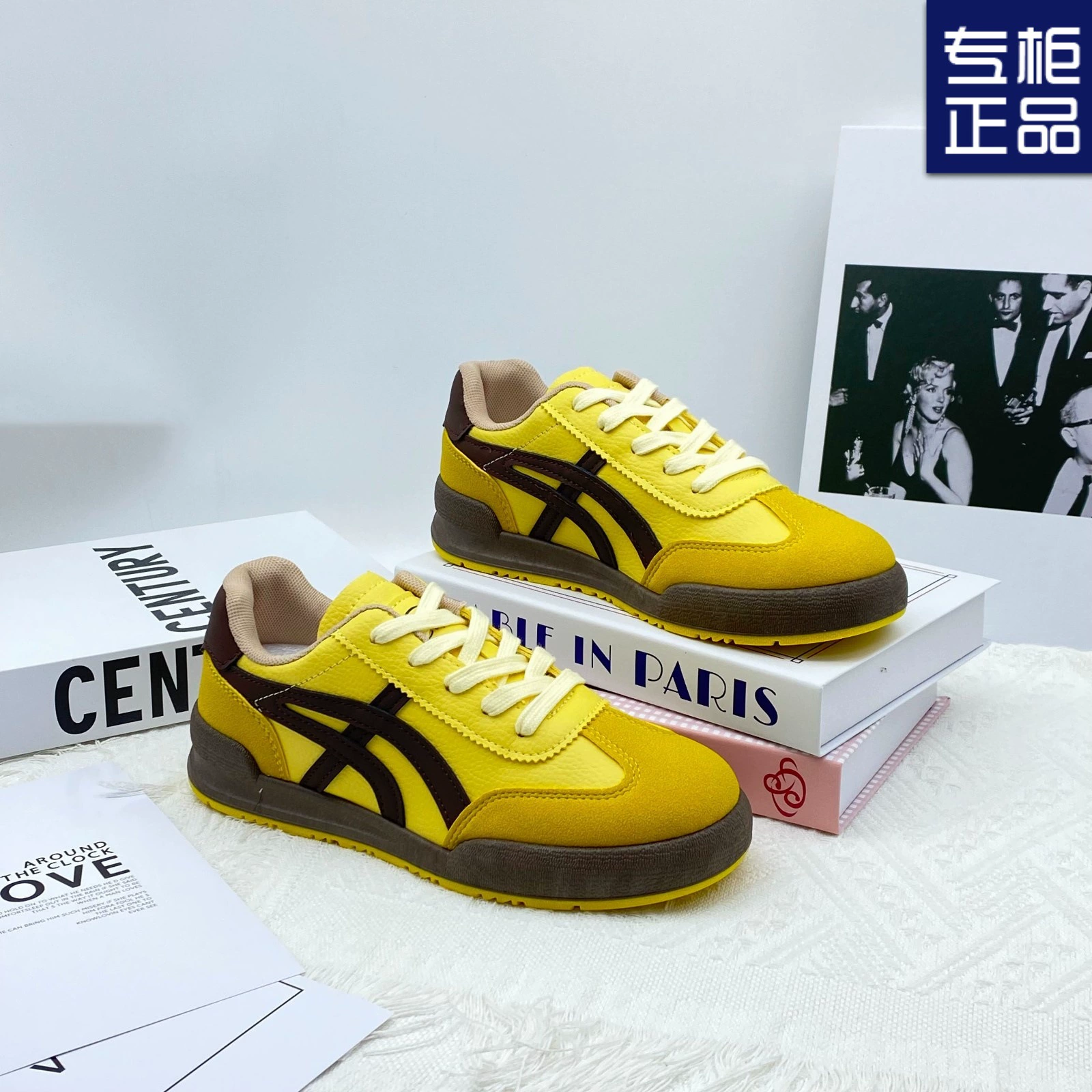 Корейские модные кроссовки для женщин 2025 осень новые китайский стиль универсальные повседневные белые туфли мягкая подошва нескользящие тренировочные кроссовки