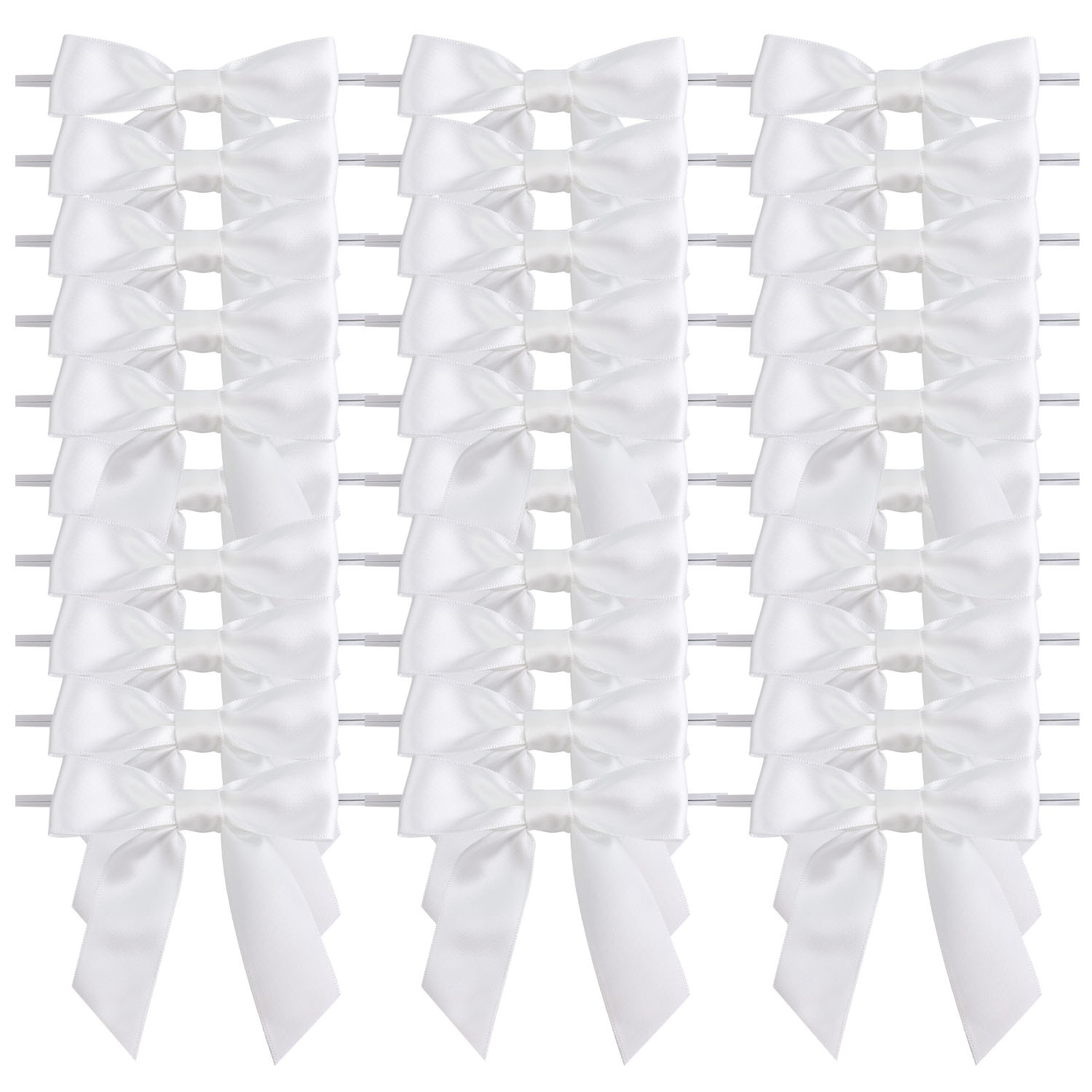 Embalaje de pastel de horneado personalizado sellado regalo arco DIY multicolor mano nudo transparente arco de alambre