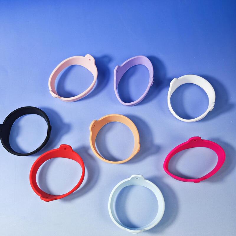 Silicone Water Cup Lanyard Ring Water Bottle Sling Elastic Silicone Ring Water Cup Handle Strap Outdoor Sports Portable