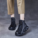 以一 Martens, демисезонные короткие сапоги на платформе для отдыха